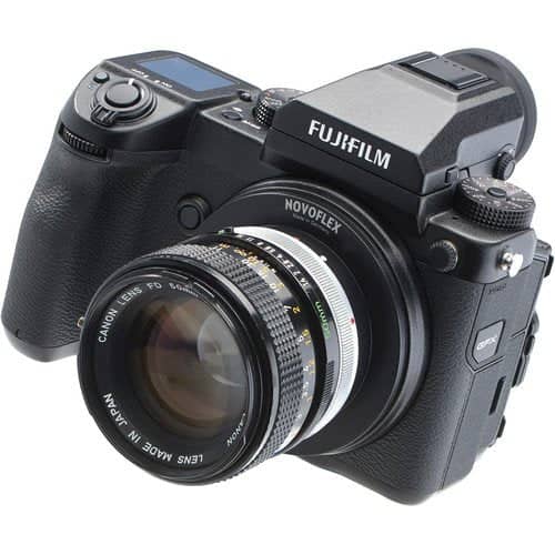 Novoflex FUG/CAN Canon FD Lens to Fujifilm G-Mount Camera Adapter