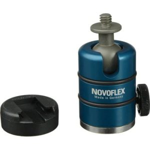 Novoflex NEIGER 19P Ball Head with Flash Shoe, with Panning Base for Panorama - Supports 2 lb (0.9 kg)