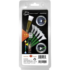 VisibleDust EZ Sensor Cleaning Kit PLUS with Smear Away, 5 x Green 1.3x Vswabs and Sensor Brush